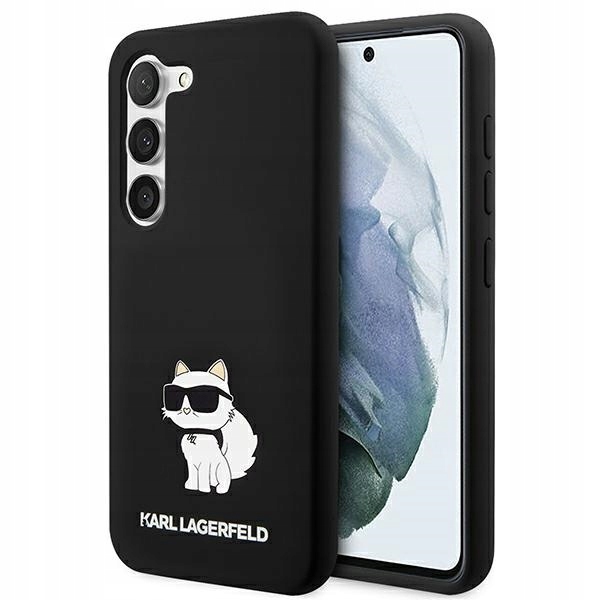 Karl Lagerfeld KLHCS23MSNCHBCK S23+ S916 hardcase černá/černá Silicone Cho