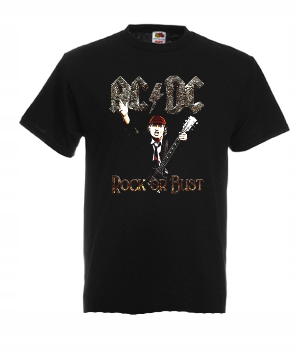 

XXXL Koszulka Męska Ac/dc Rock Or Bust Angus Wzory
