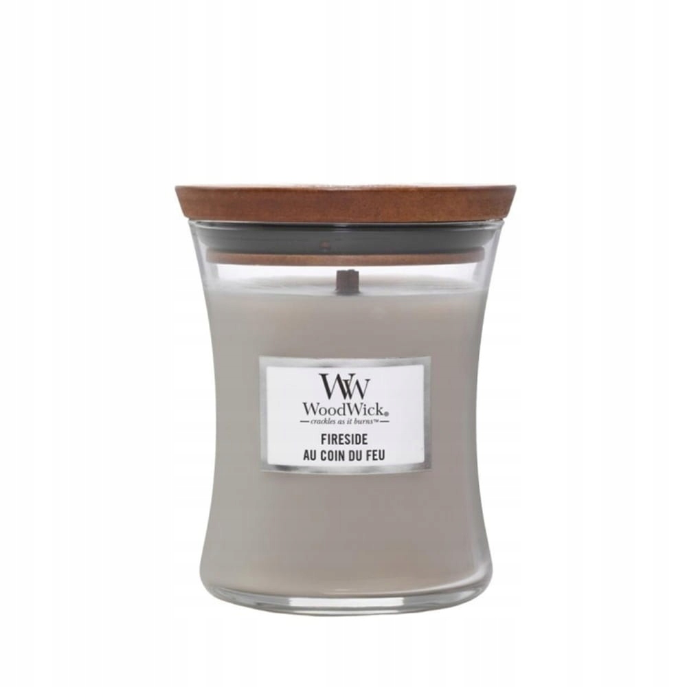 Střední vonná svíčka WoodWick Fireside