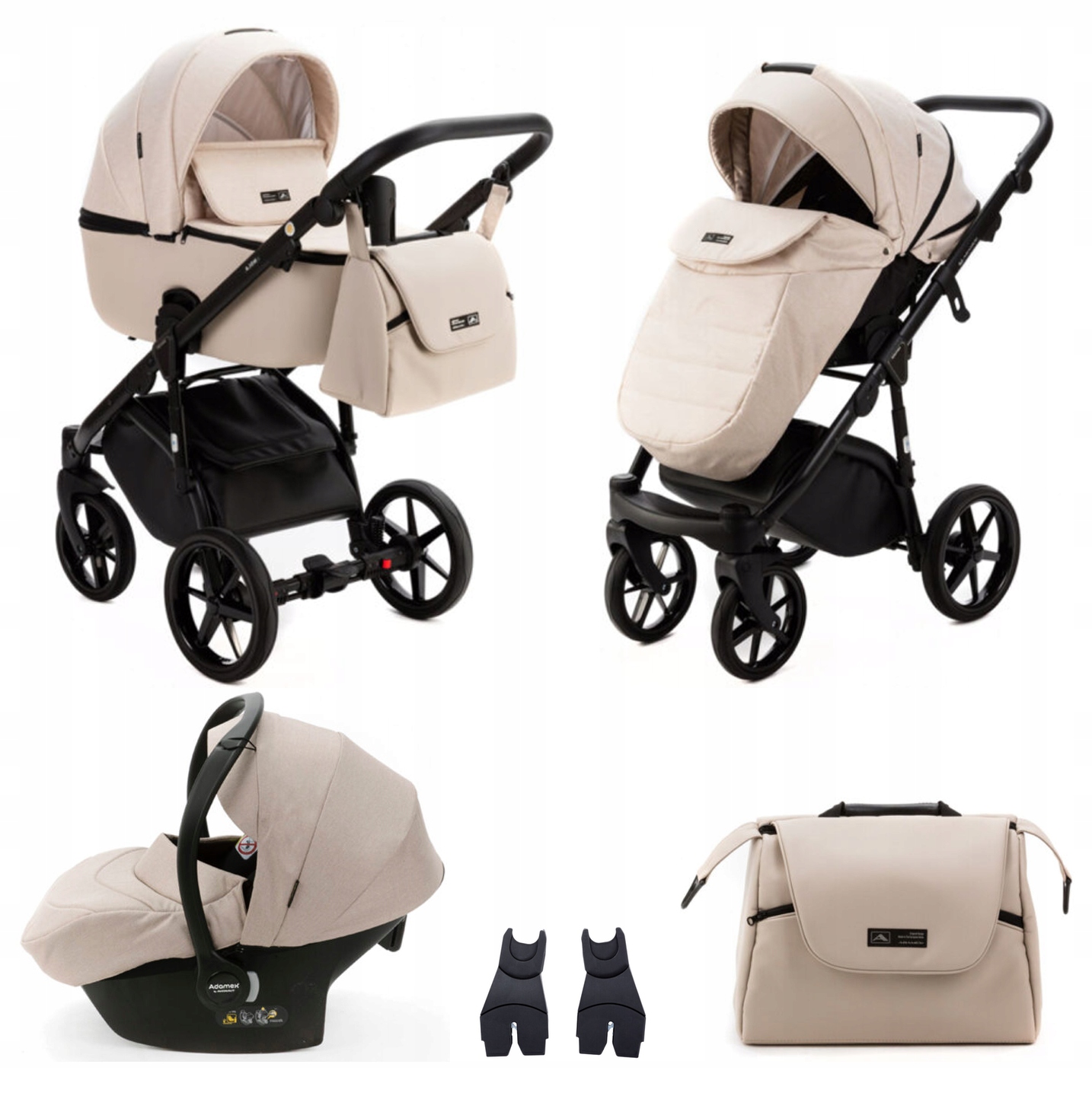 Wózek dziecięcy Adamex NOLA PS33 3w1