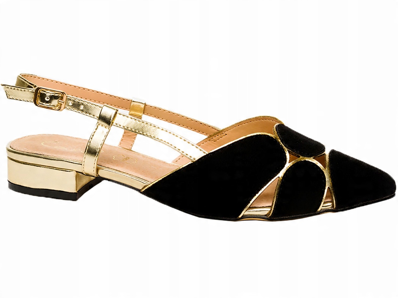

Baleriny Buty Wygodne Ze Skórzaną Wkładką New r 38
