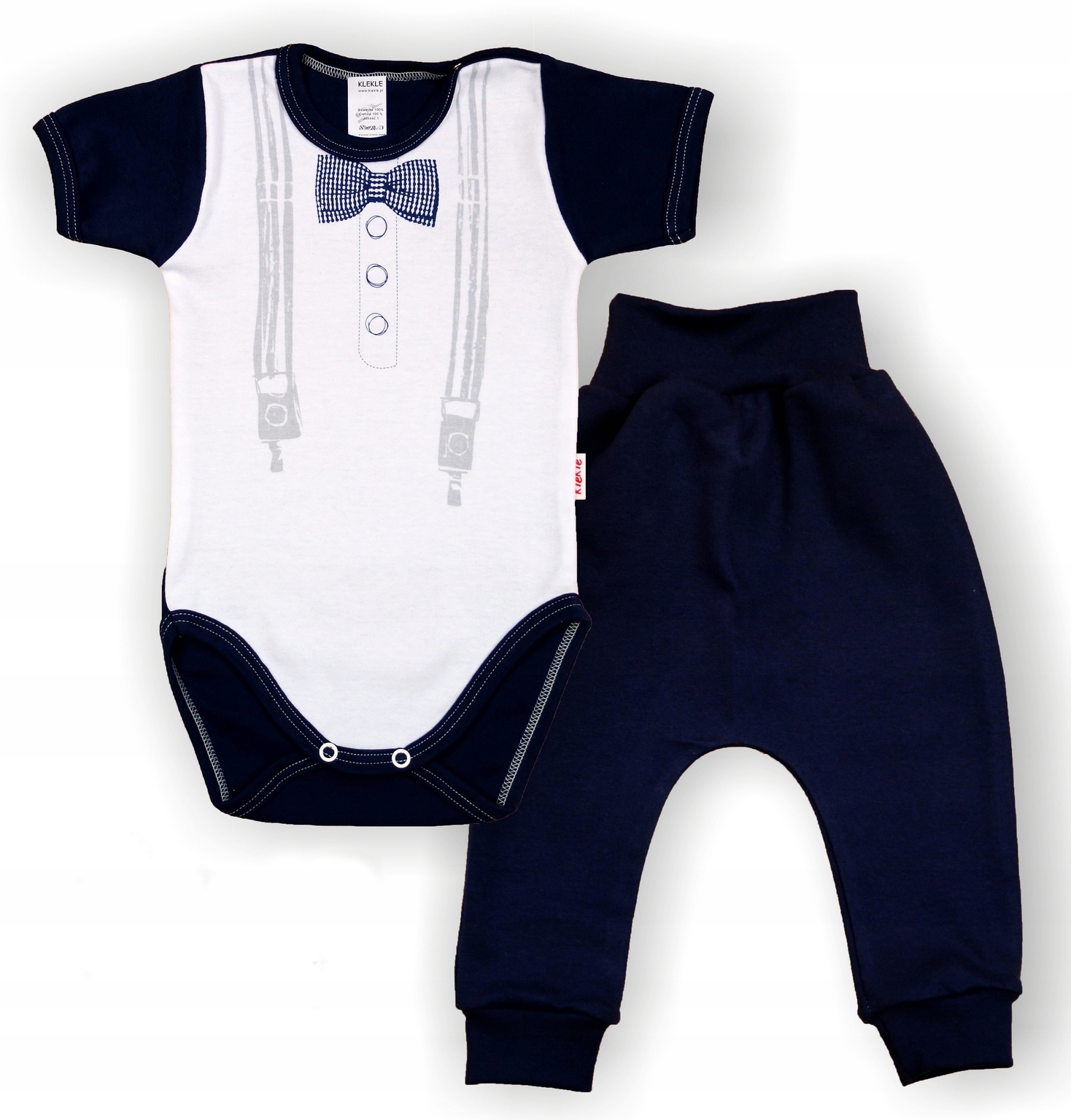 

Komplet Body KrótkiRĘKAW+Legginsy Różne 62 Klekle