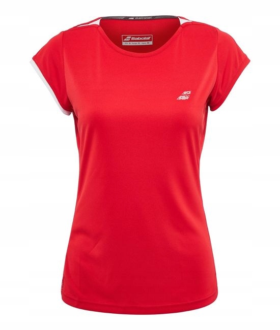 Koszulka Dziewczęca Babolat Performance Cap Sleeve Top Girl Red 128