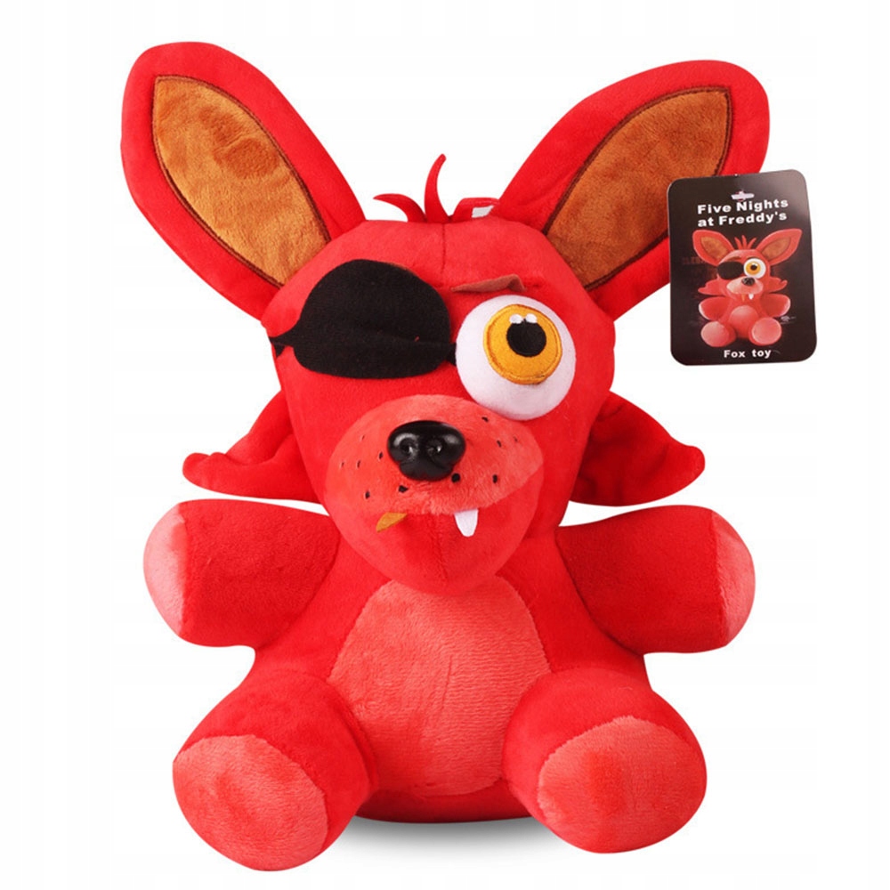 FNAF BONNIE FOXY CHICA PLUSZAK MASKOTKA 25cm 4 Szt Marka bez marki