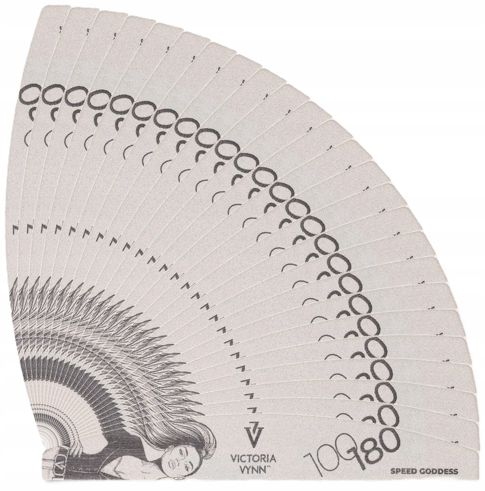 Victoria Vynn Pilník Loďka Nail File Speed Goddess 100/180 Půlměsíc 25 Ks
