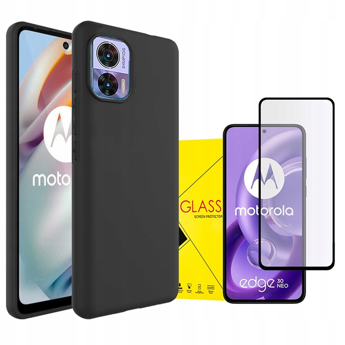 

Etui Do Motorola Moto Edge 30 Neo, Case Szkło