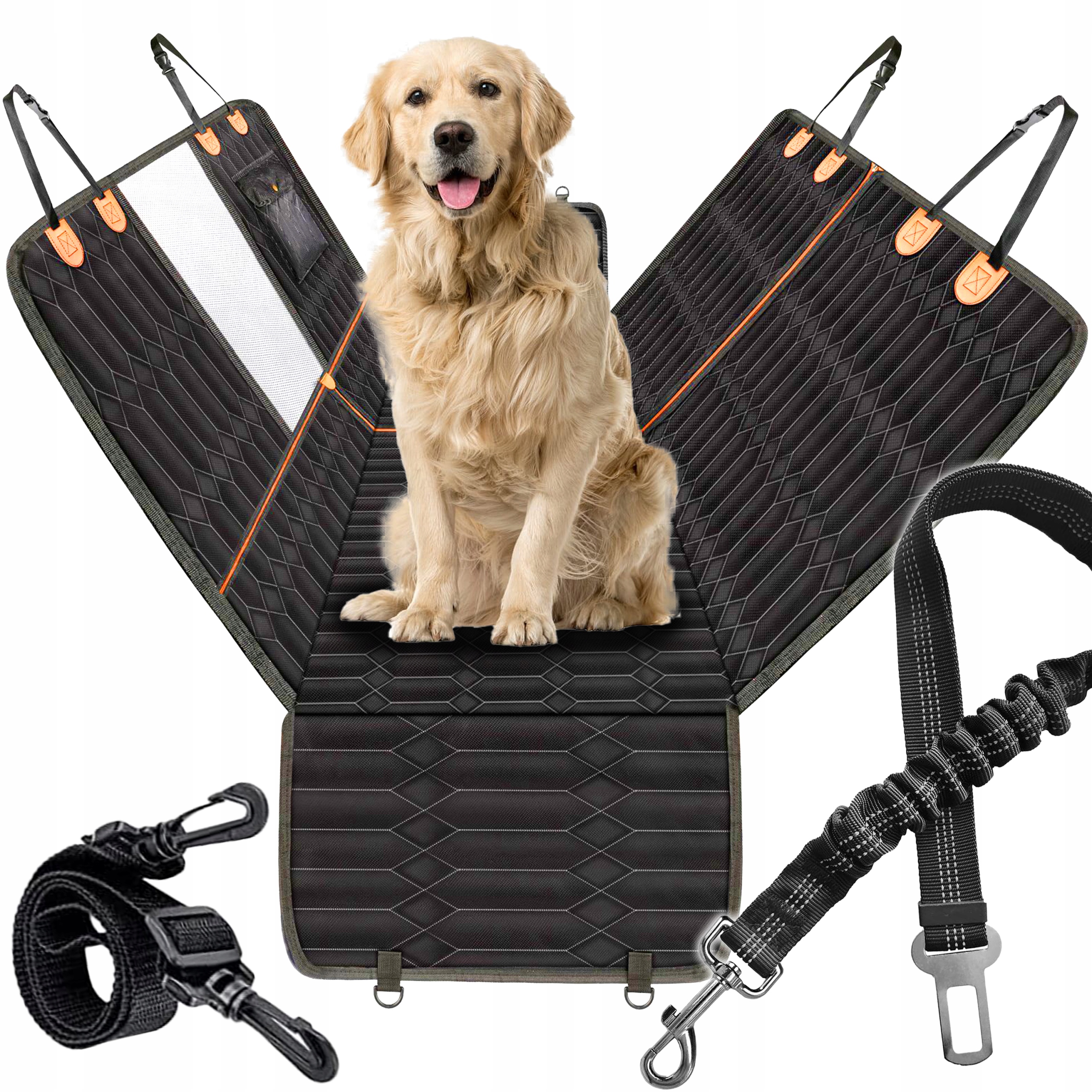 Podložka Do Auta Pro Psa Potah Na Sedadlo tkanina Premium XXL