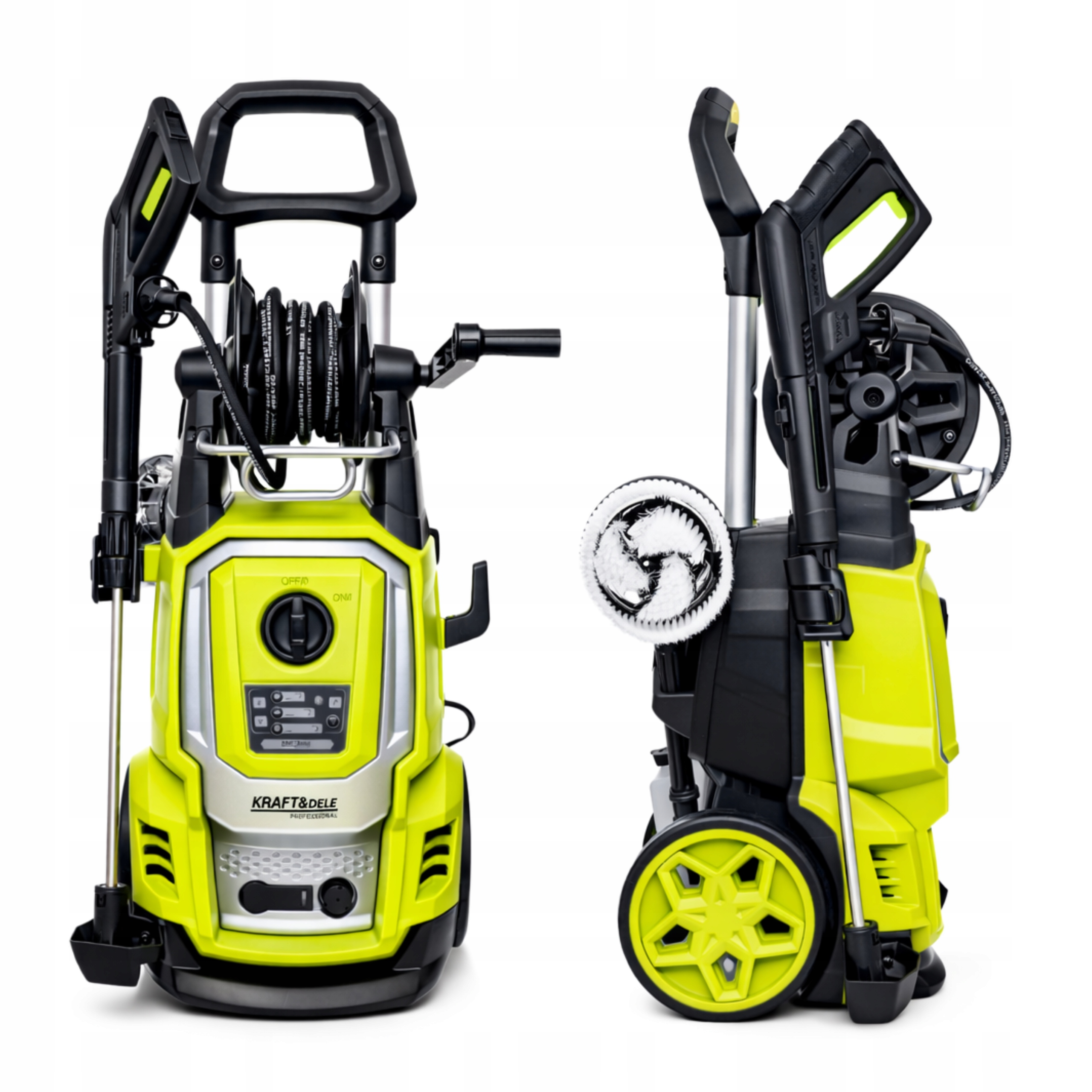 Tlaková Myčka 280 Bar Výkonná Mosazná Pumpa Velká Sada 3000W Pěnovačka