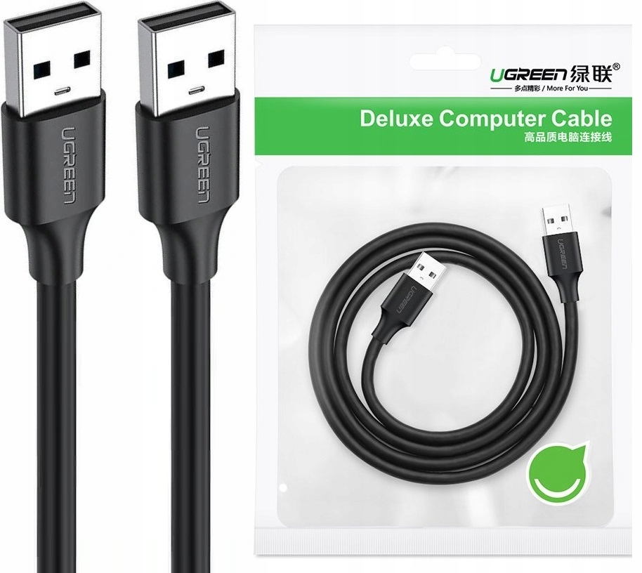 

Kabel Usb męsko męski A-a 2.0 Ugreen przewód 1,5m