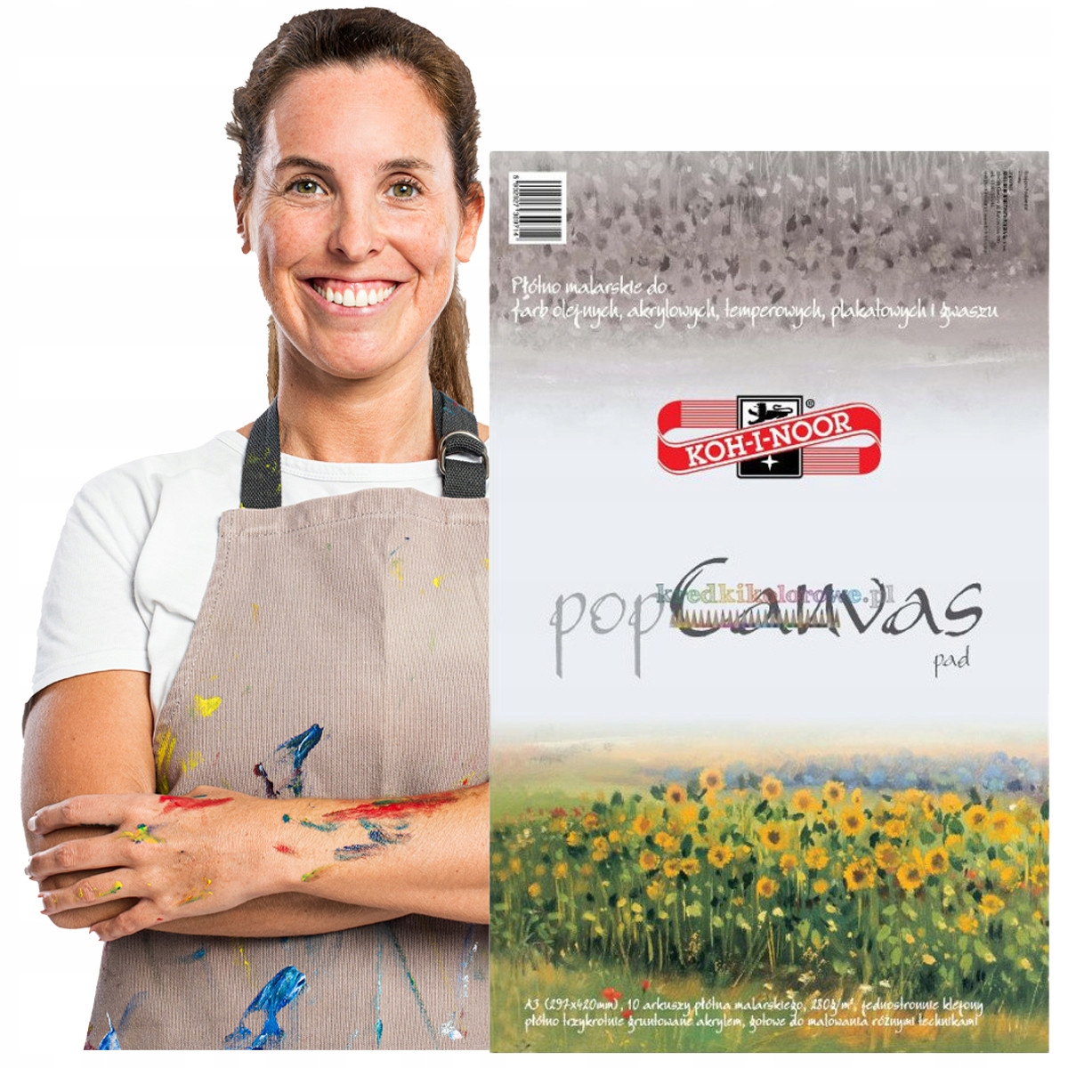 Koh-i-noor Malířské plátno Blok Formát A3 10 Ks