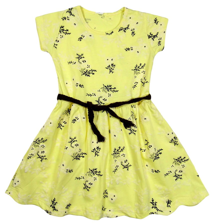 

kwiatuszki Sukienka dresowa Marisa 5Y citron Turcj