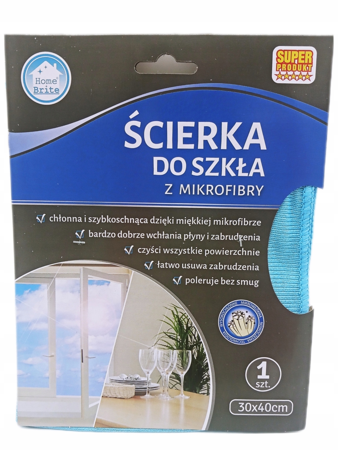

Ściereczka do polerowania szkła 40x30cm