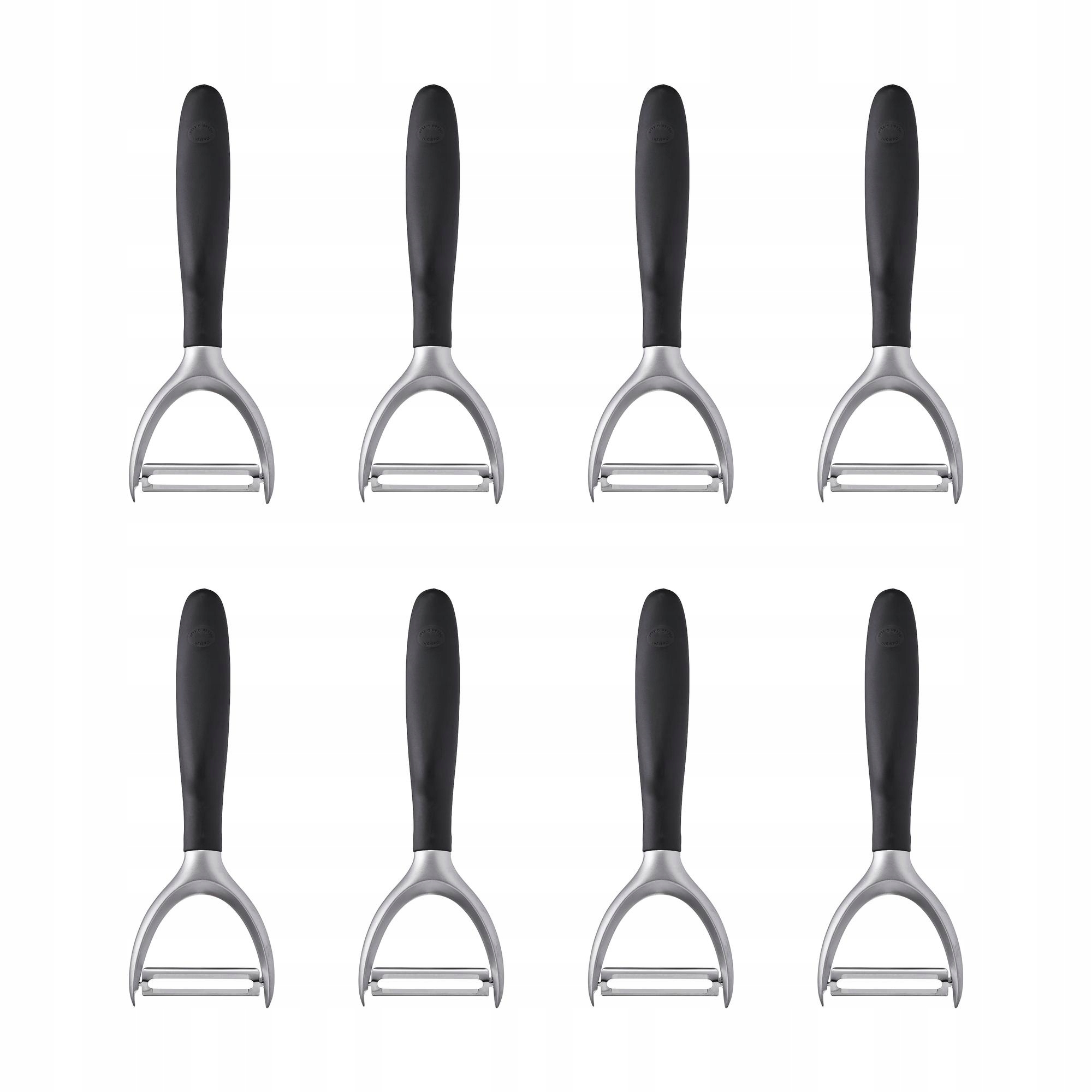 8 ks Škrabka Ikea 365 Vardefull černá ergonomická nerezová ocel