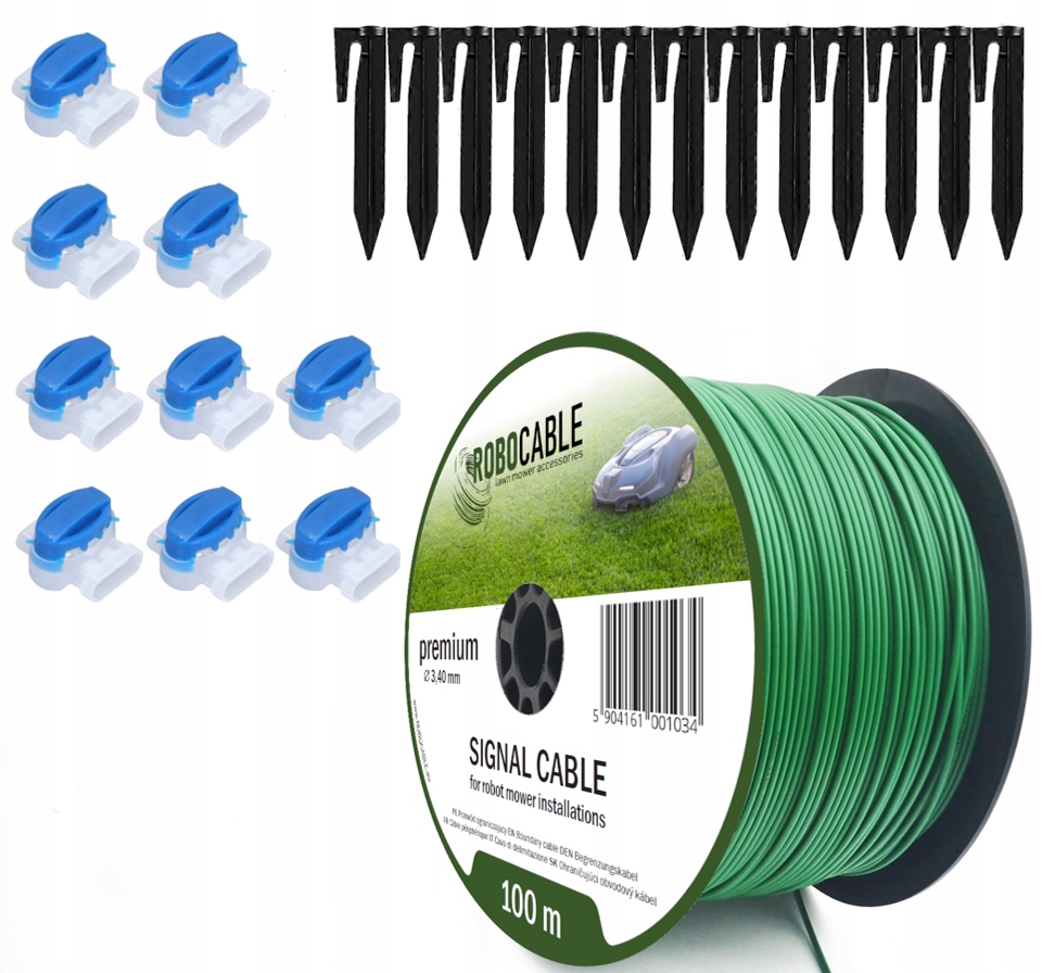 Kabel pro omezení sekačky Sada 100 m Robocable 3,4 mm