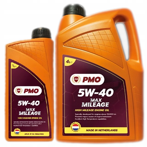 Pmo Max Mileage 5W40 Olej silnikowy 5L (4L+1L)