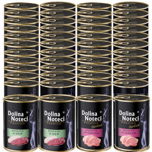 Dolina Noteci Premium Kot mix smaków 48x400g