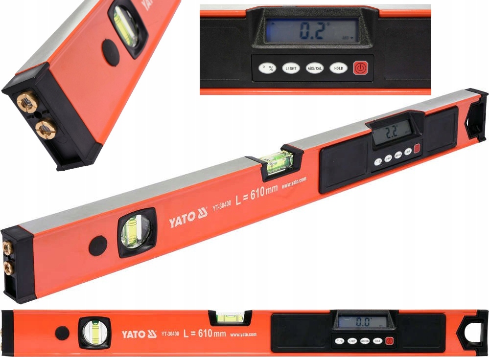 

Poziomica Elektroniczna Poziomnica 610mm Z Laserem