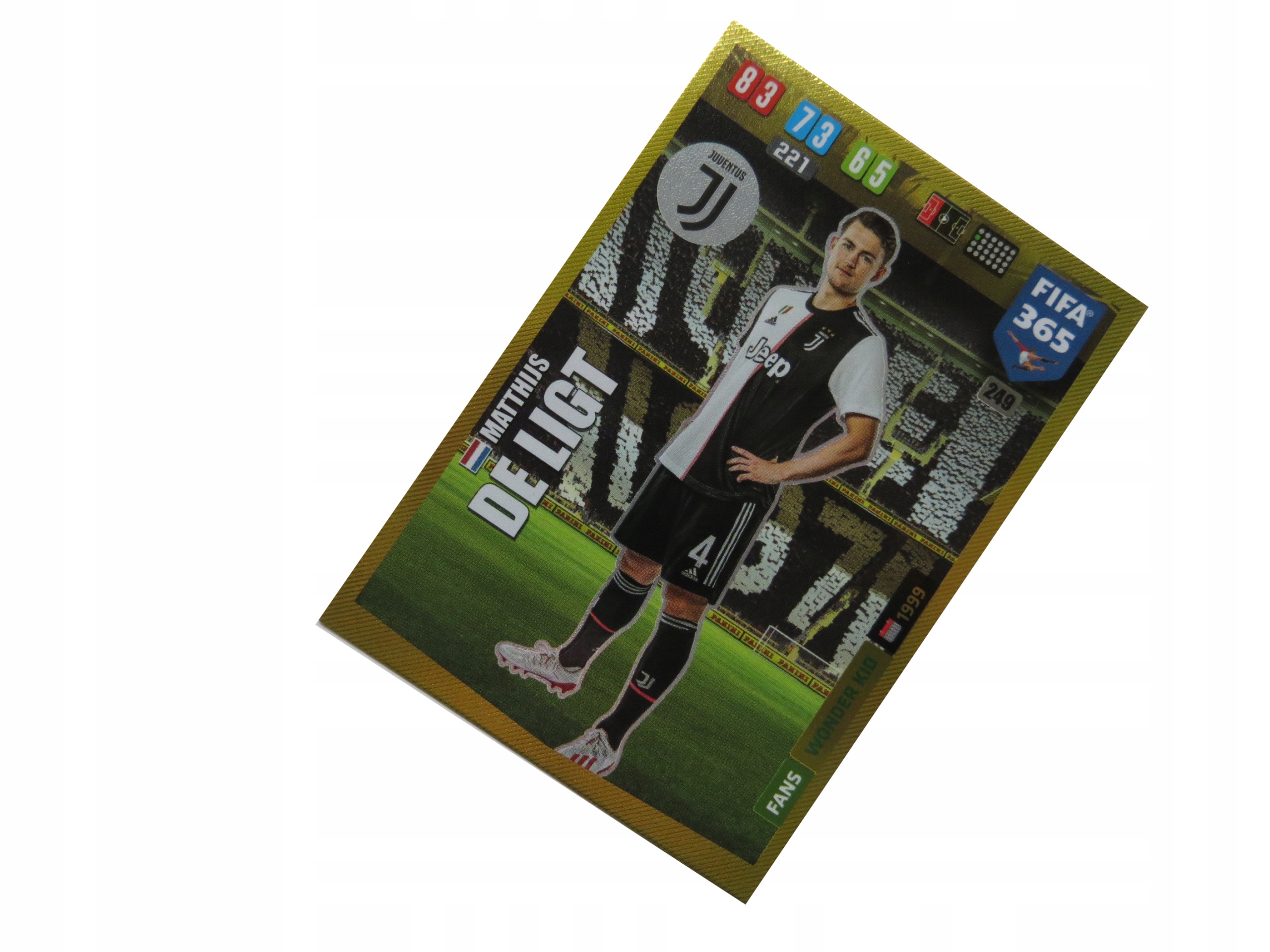Panini Fifa 365 2020 Karta Fans Wonder Kid 249 Matthijs De Ligt Juventus