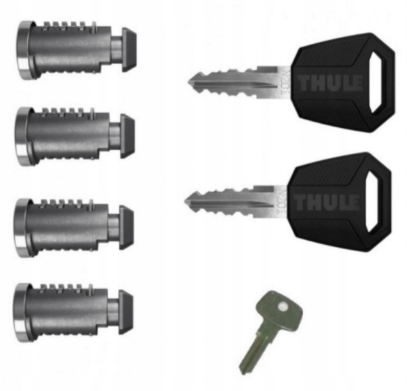 

Thule 4504 zamki wkładki z kluczem 4 szt. zestaw