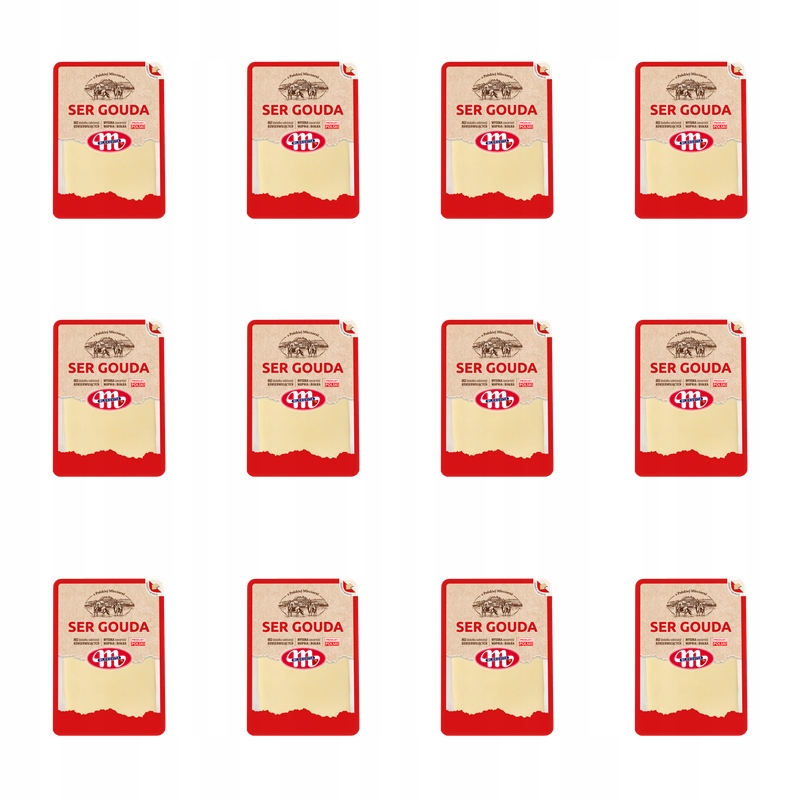 Mlekovita Sýr Gouda plátky 150 g X12