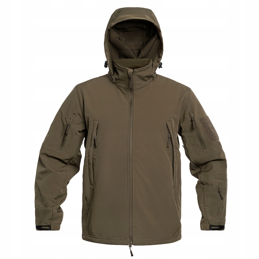 Bunda s kapucí Highlander Forces Tactical Softshell Ranger Green L
