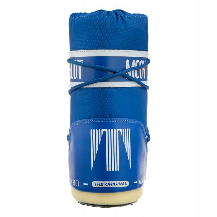 Buty Dla Dzieci na Zimę Moon Boot Nylon Niebieskie Marka Moon Boot