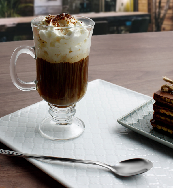 kpl.6 szklanek do kawy latte IRISH coffe 240ml. — 4