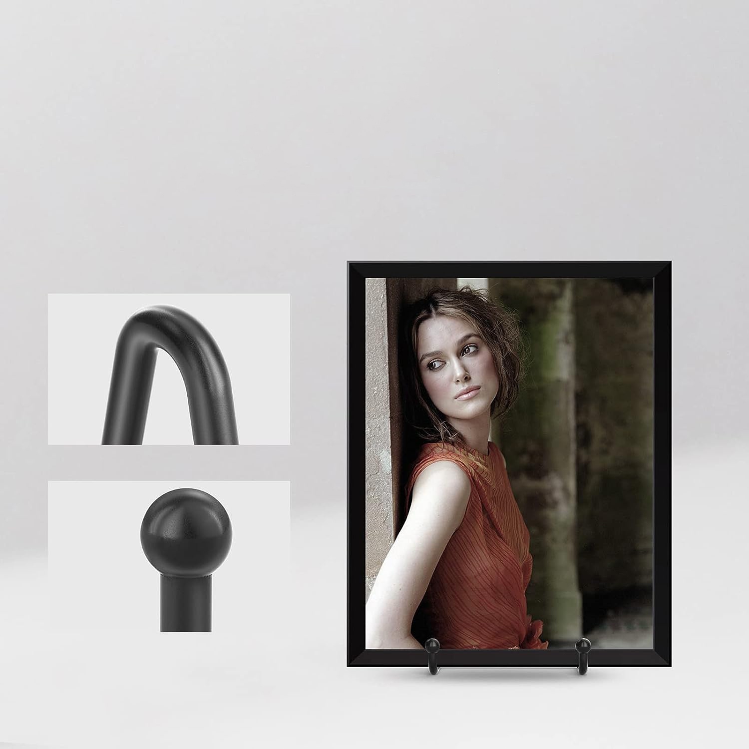 6 SZT METALOWE STOJAKI NA TALERZE STOJAK NA RAMKĘ Szerokość produktu 7.5 cm