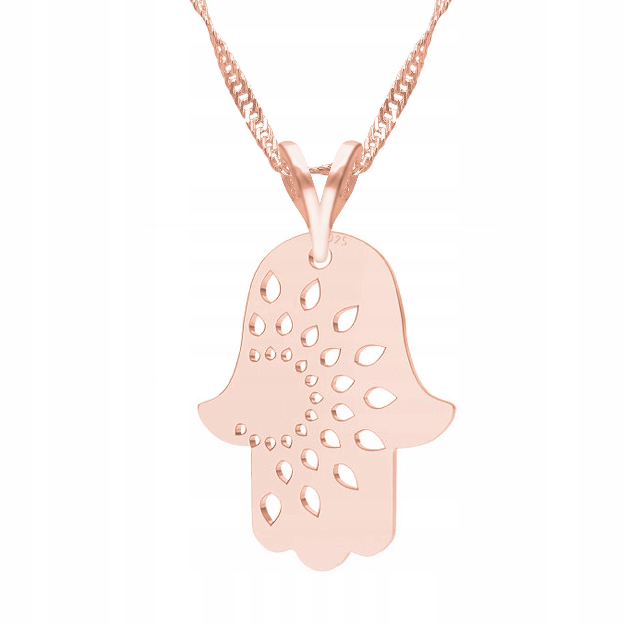 Náhrdelník Pozlacený Ruka Ruce Plech Ruce Ruční Přívěsek Stříbro 925