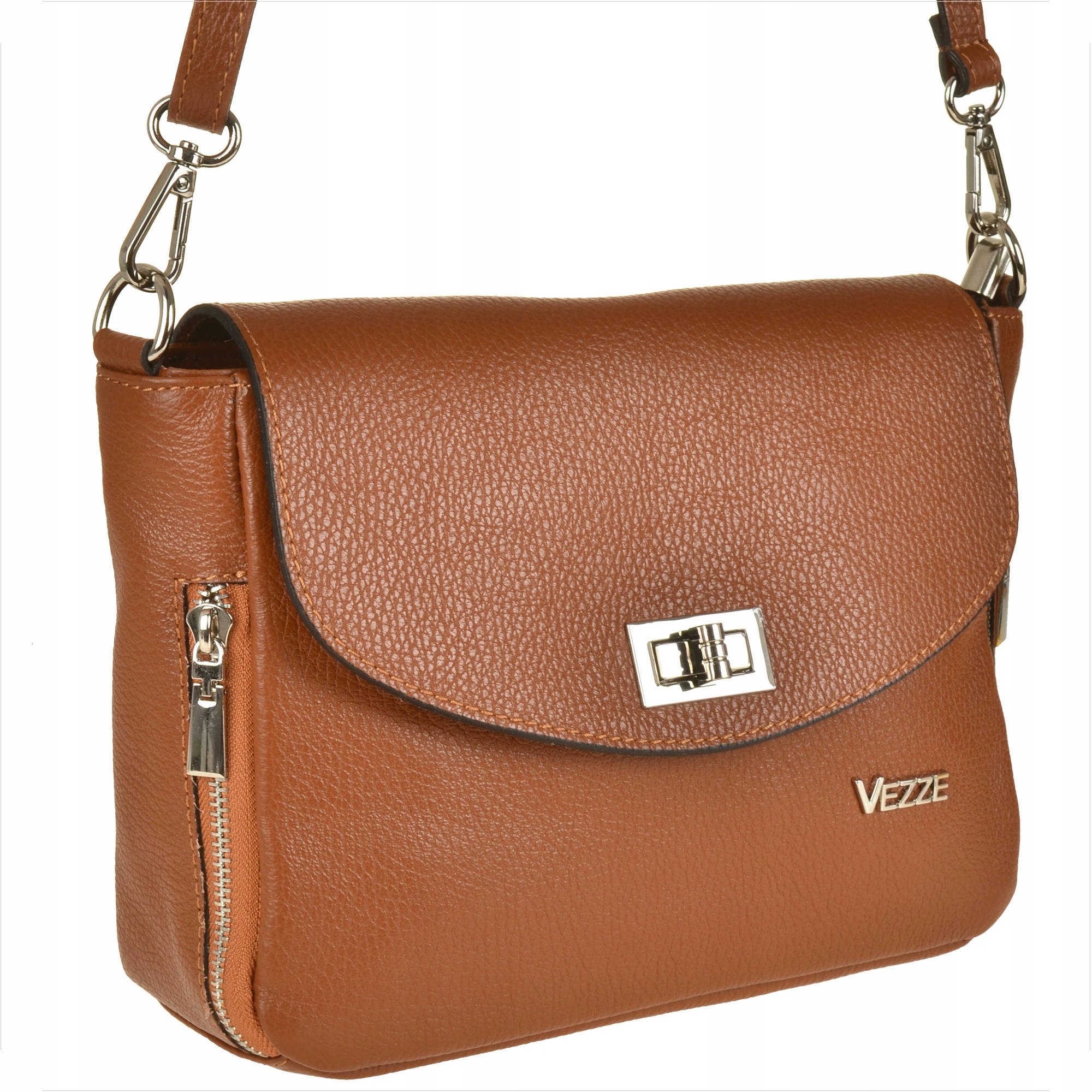 

Torebka damska włoska skóra naturalna czarna