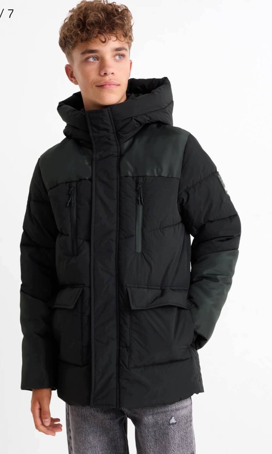 C&a Kurtka chłopięca parka zimowa roz 146 cm