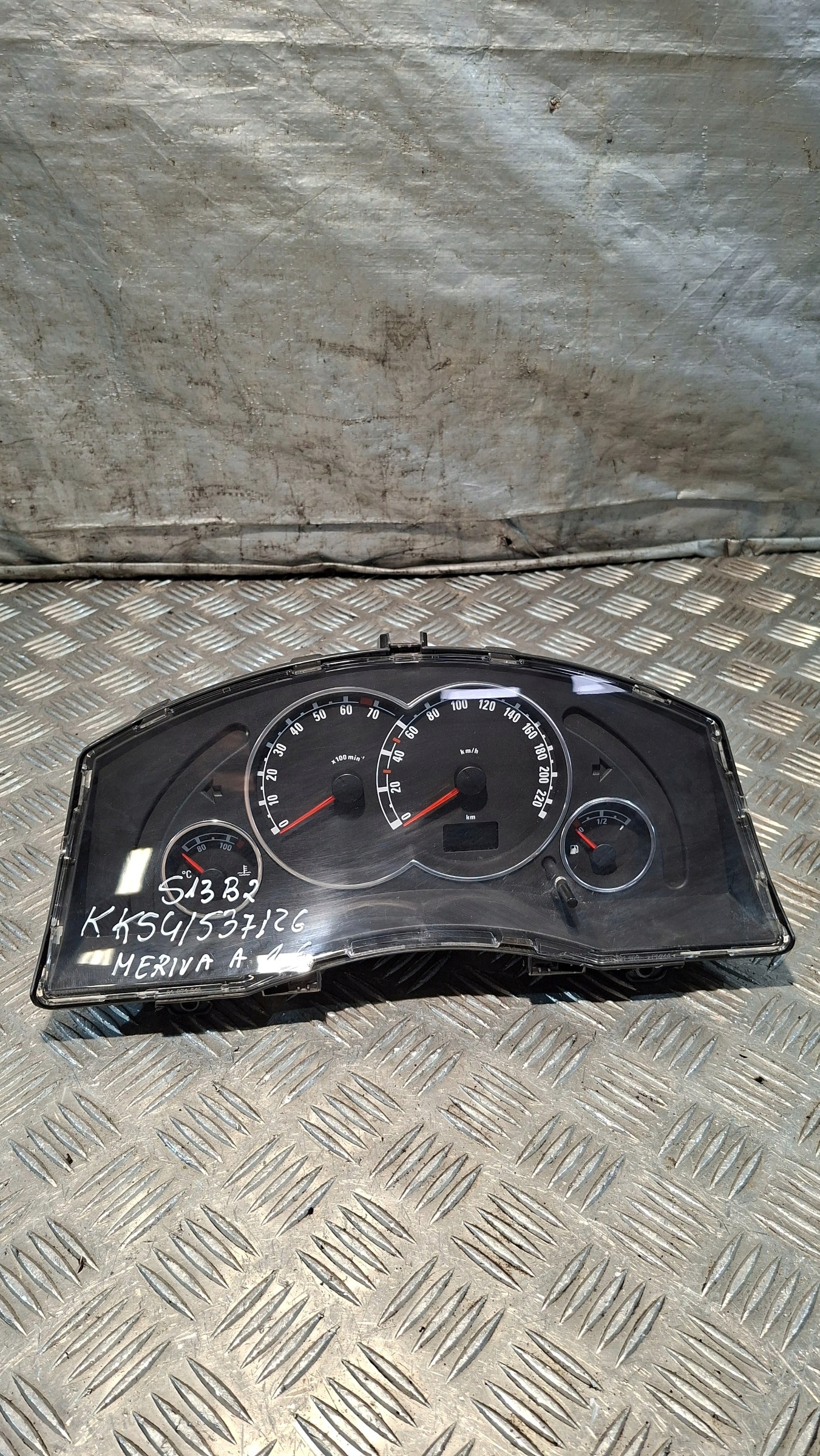 dials dials OPEL MERIVA A 1.6