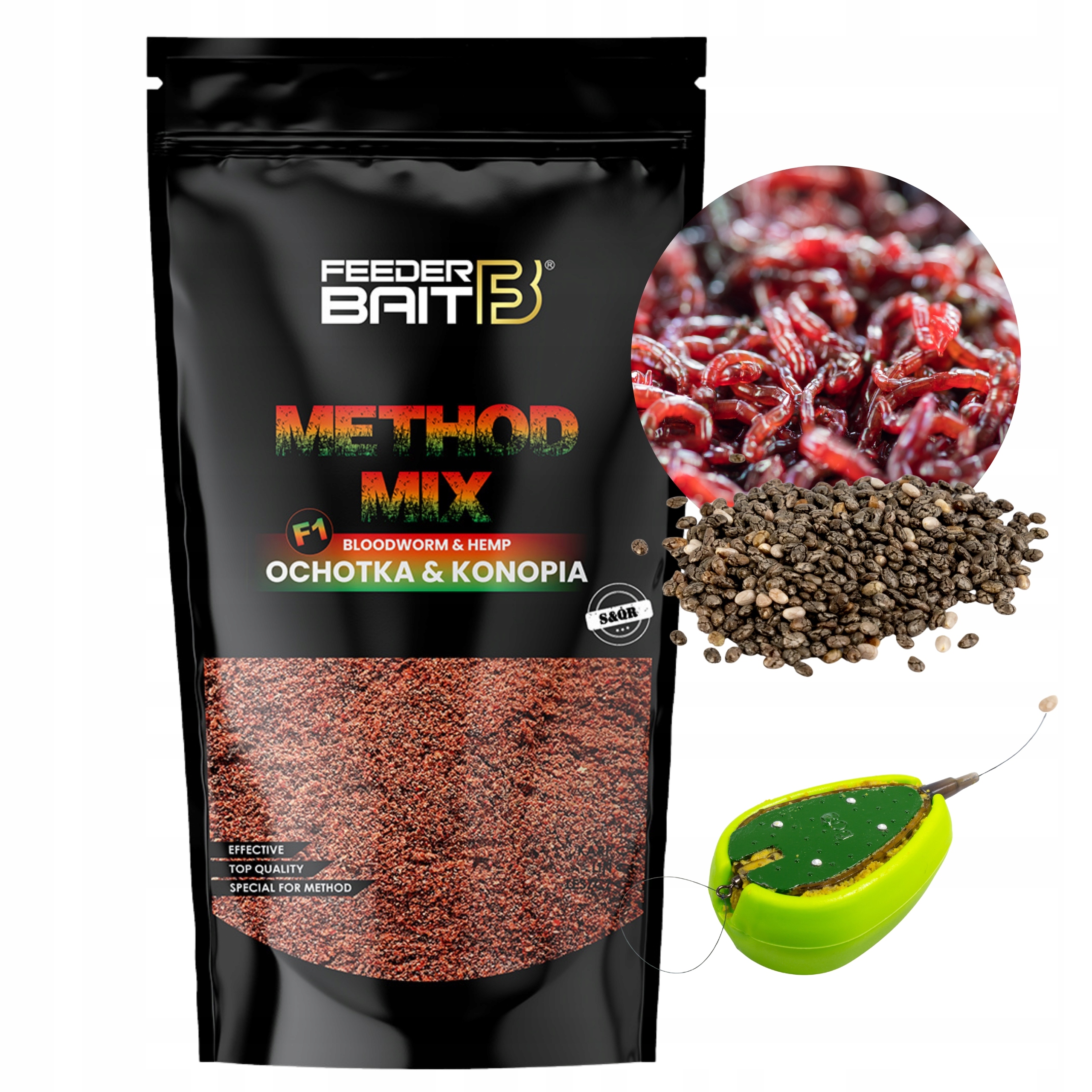 Method MIX Ochotka Konopia Feeder Bait Zanęta Do Metody Method Feedera