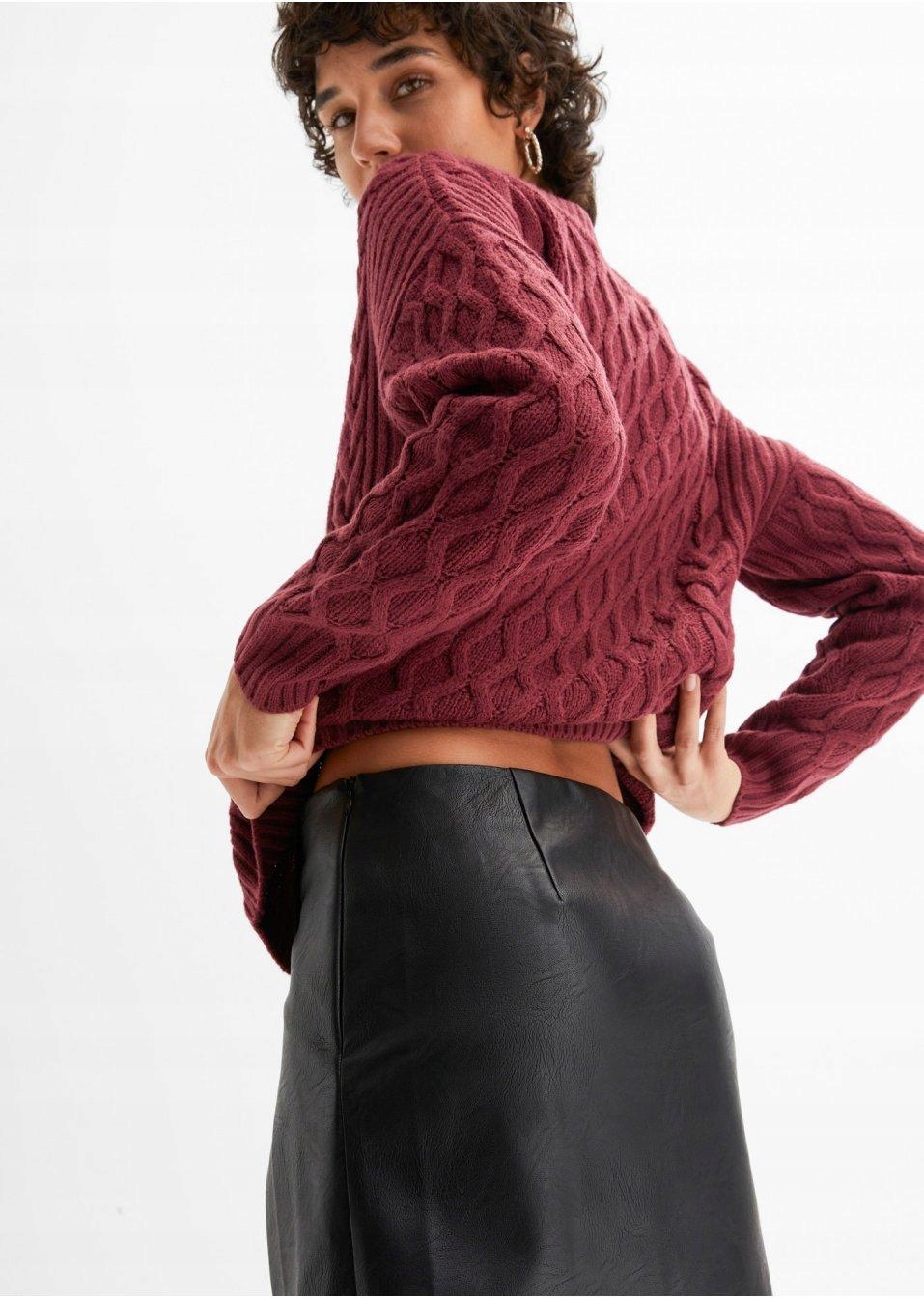 SPÓDNICA Z IMITACJI SKÓRY__46 Marka Bonprix