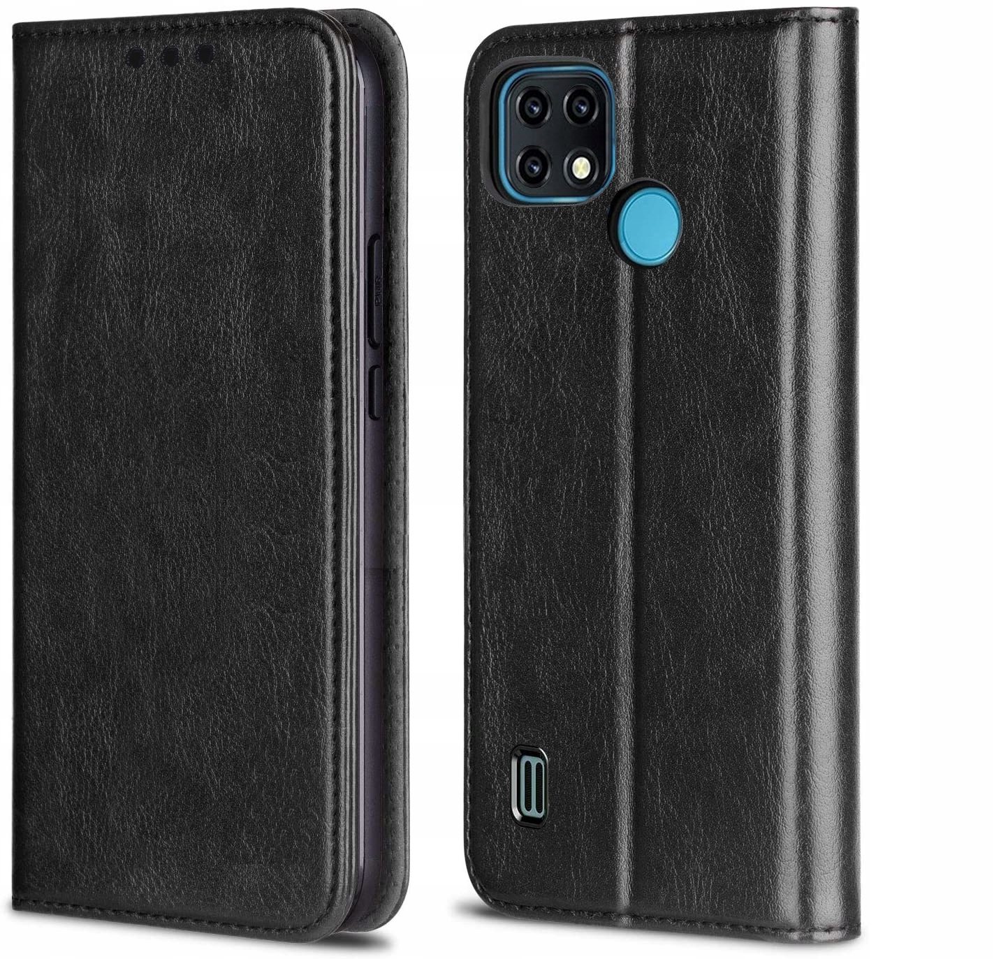 

Etui Skórzane Magnet Szkło do Realme C21Y C25Y