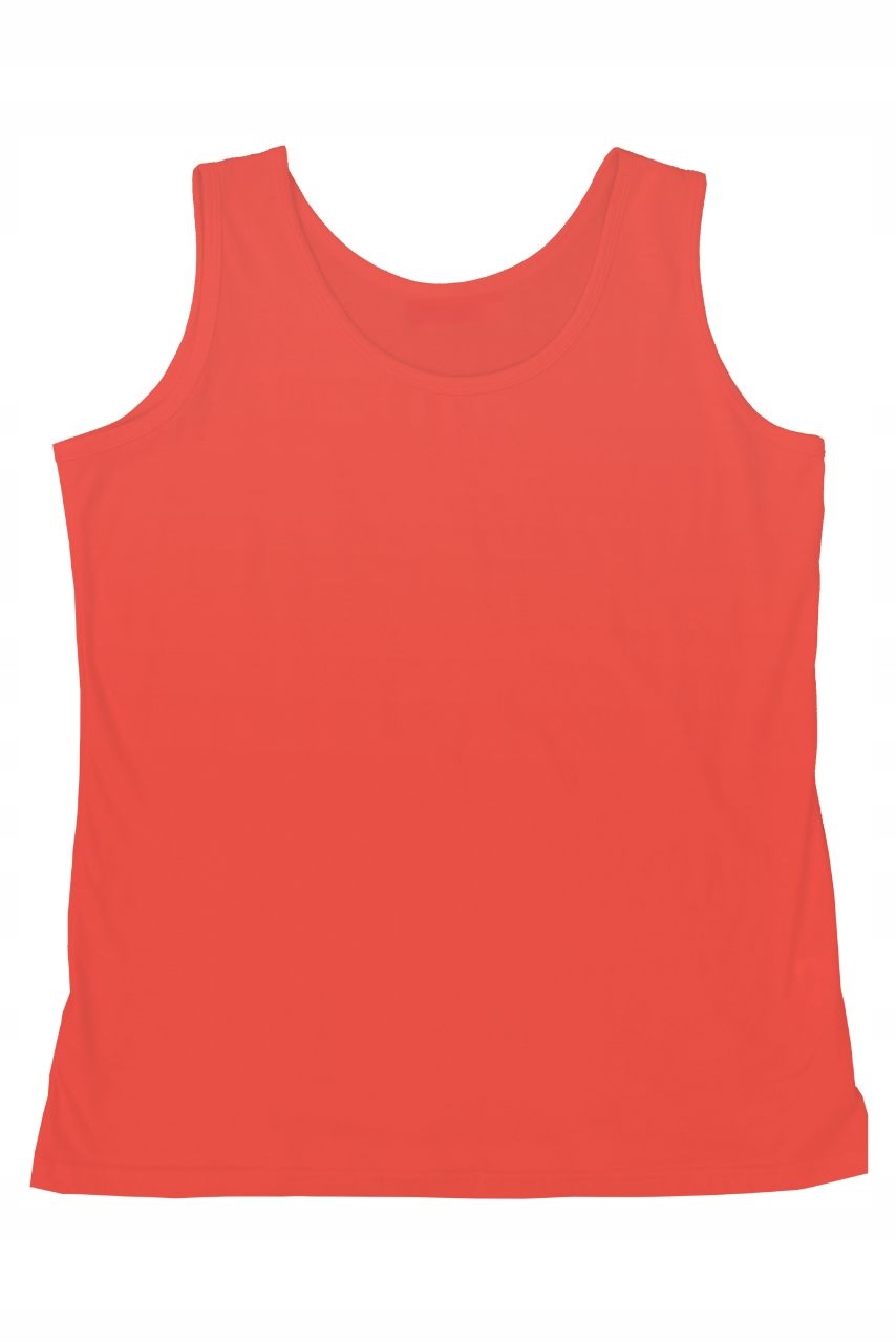 BAWEŁNIANA BLUZKA NA RAMIĄCZKACH TOP DUŻE ROZMIARY BOKSERKA PODKOSZULEK Płeć kobieta