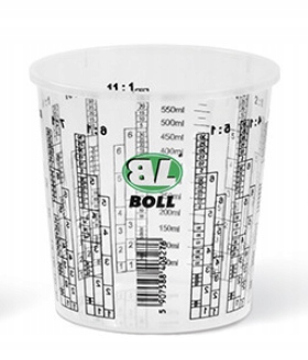 BOLL POJEMNIK PLASTIKOWY Z PODZIAŁKĄ 650 ML