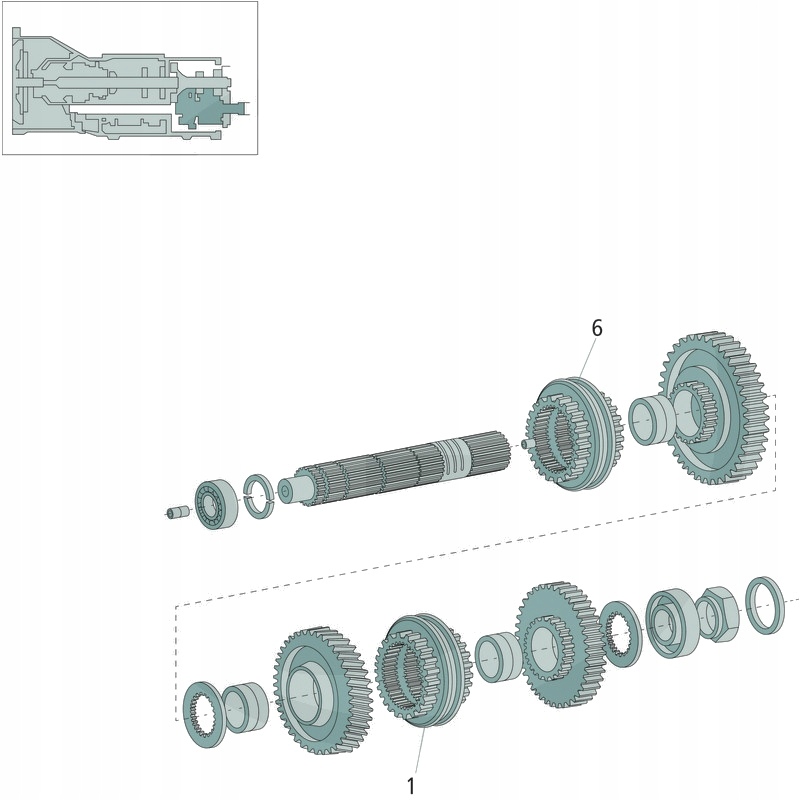 DANA Spicer Jednostka synchroniczna kpl. Ø 50 x 80 Producent części inny