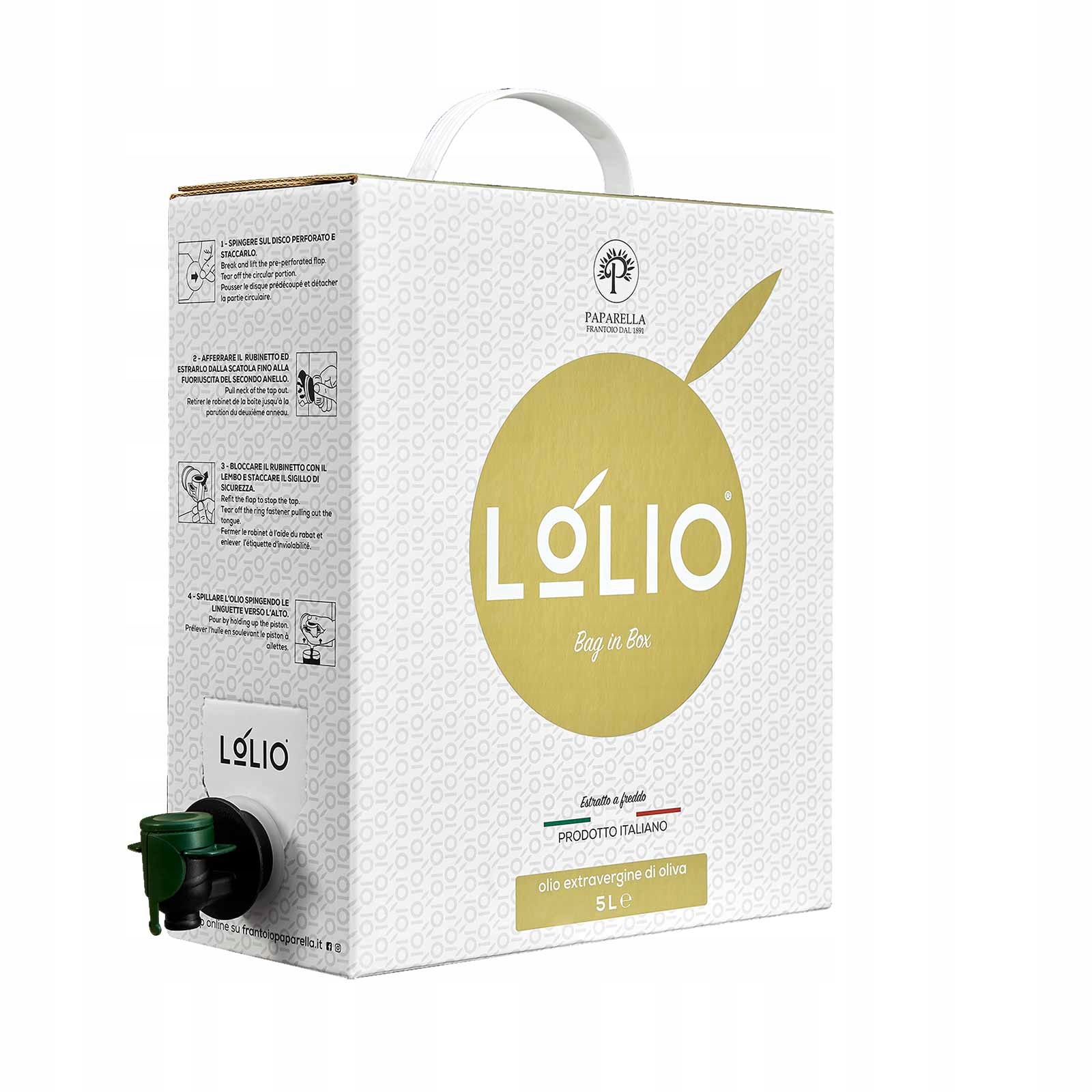 Levně Extra panenský olivový olej Lolio Frutatto 3 l