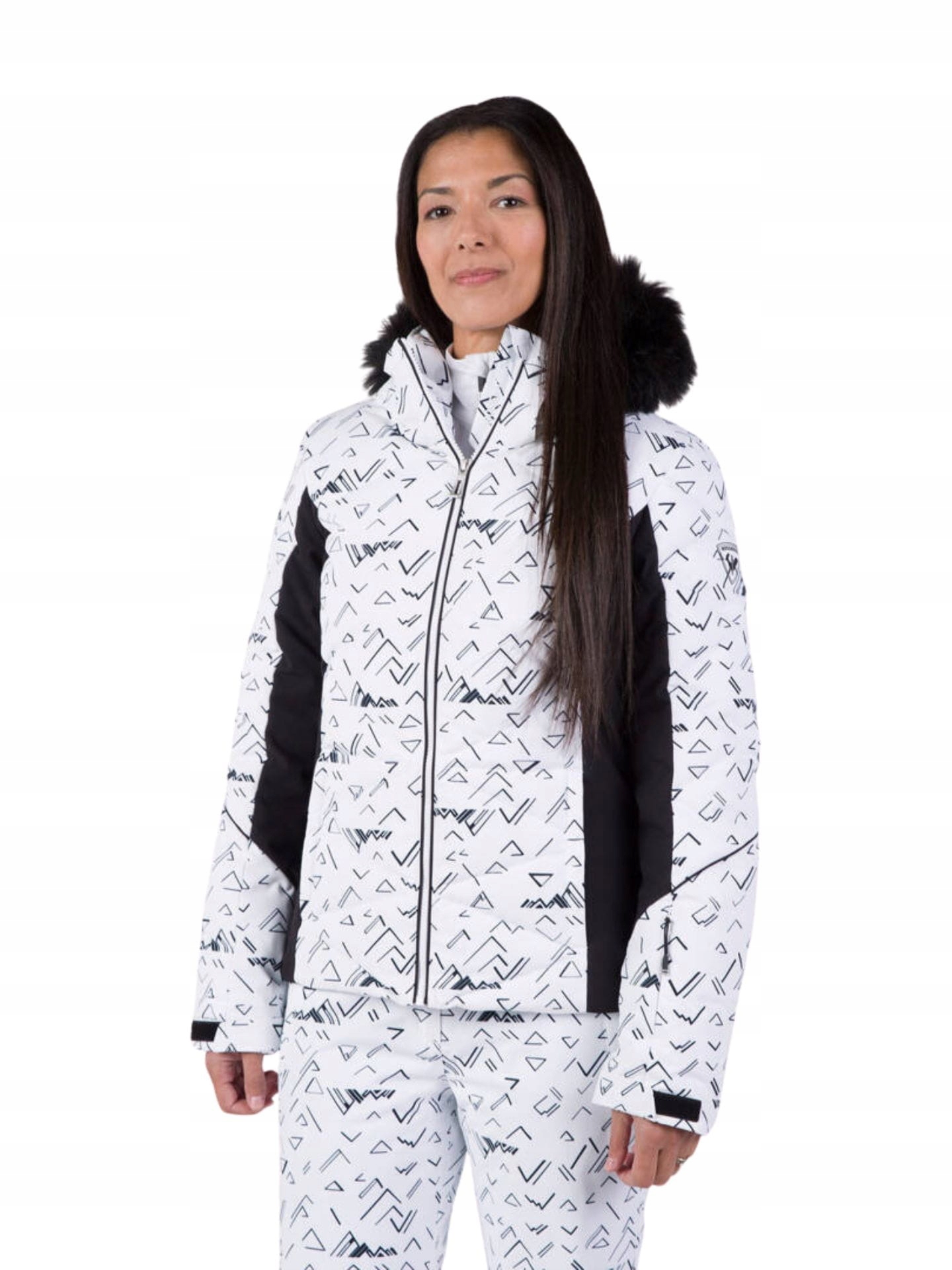 Kurtka narciarska Rossignol damska W Staci Pr Puffy Jkt biała S