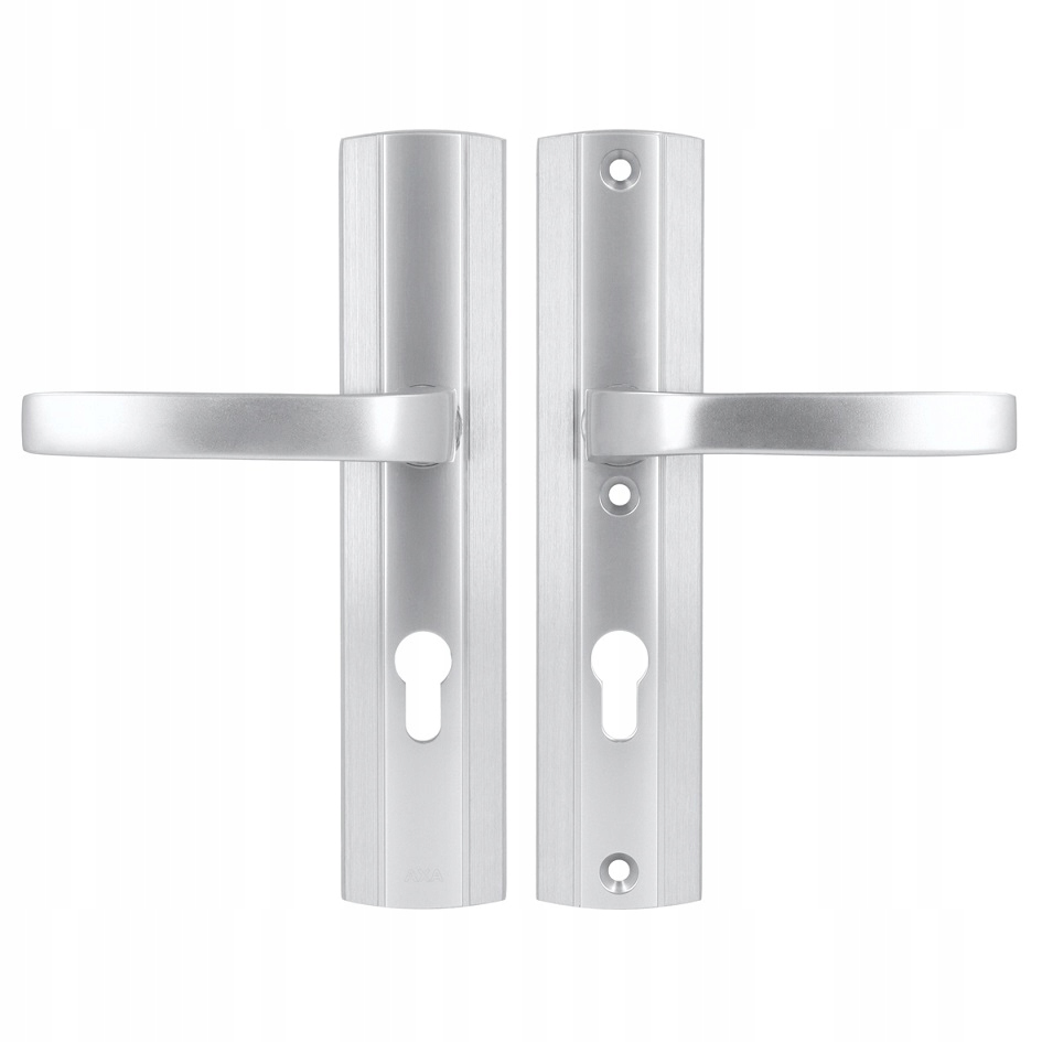 Vonkajšia kľučka Prestige Axa strieborná 92 mm