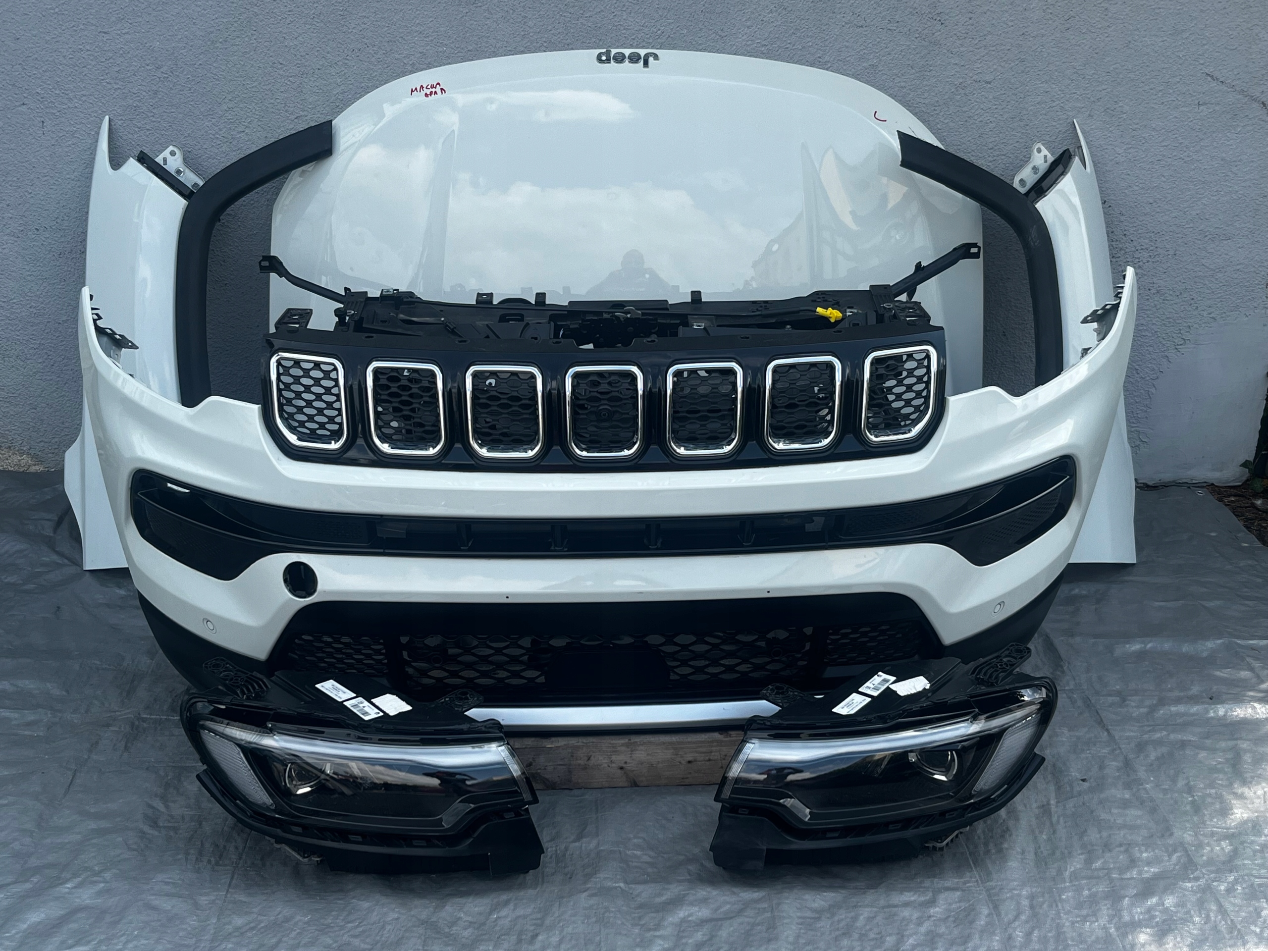 JEEP COMPASS II LIFT ZDERZAK MASKA PRZÓD KOMPLETNY 2021-