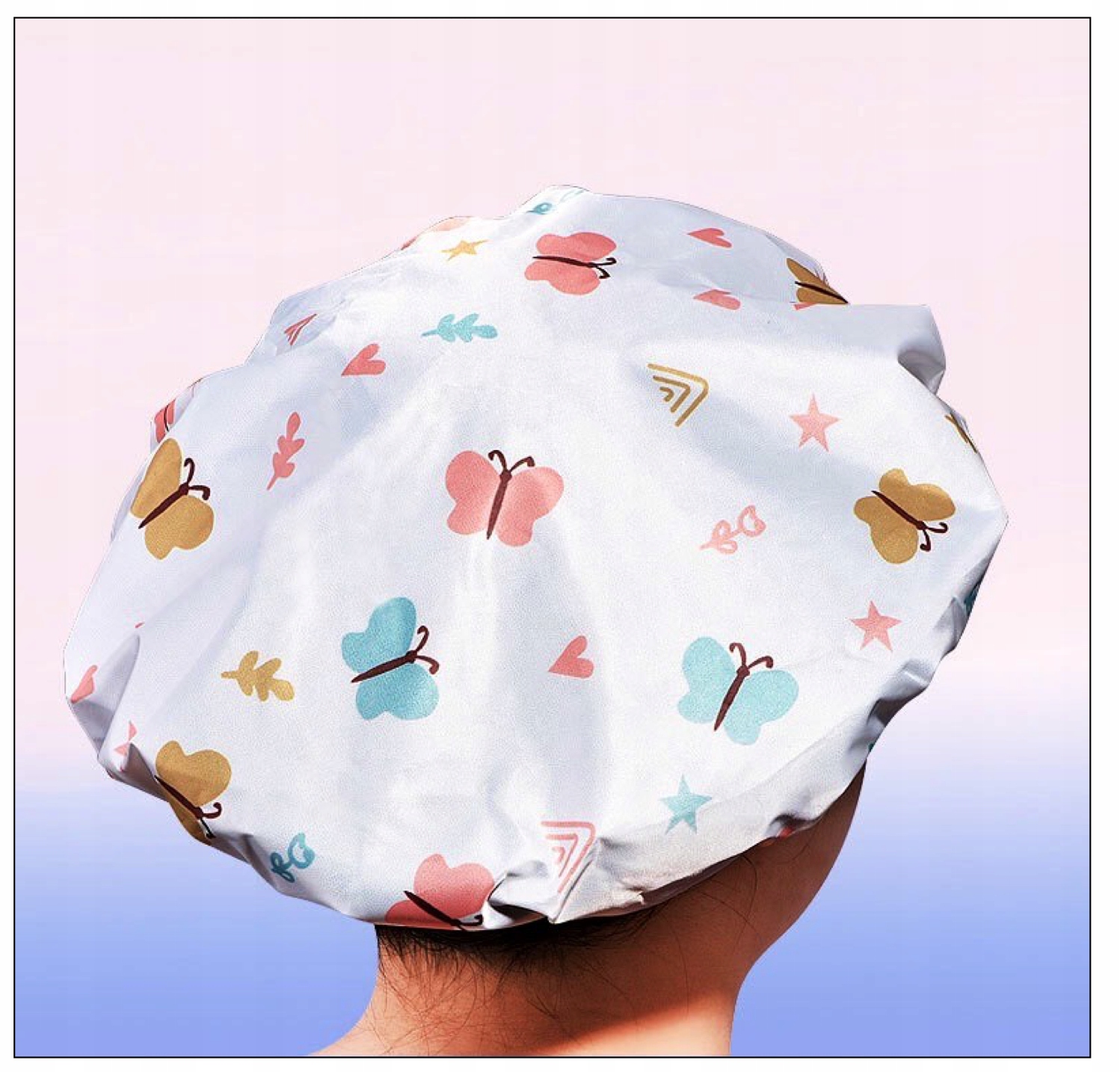 CZEPEK POD PRYSZNIC CZEPEK NA GŁOWĘ WODOODPORNY CZEPEK DO KĄPIELI NA WŁOSY Stan opakowania oryginalne