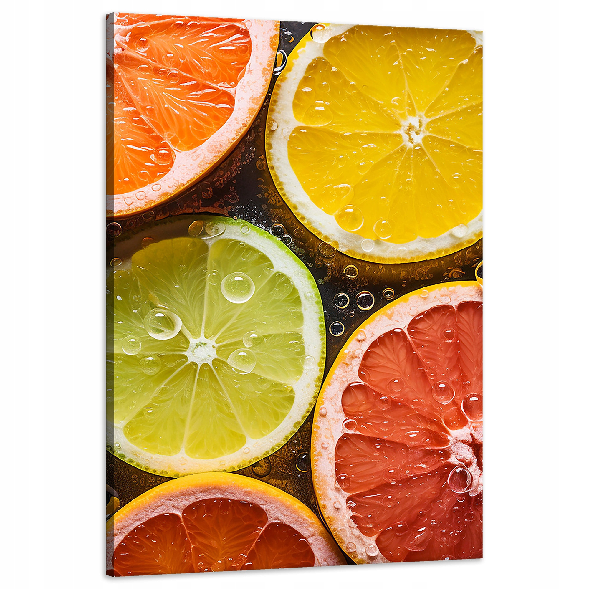 Obraz na plátně Citrusy Svěžest Limetka Grapefruit Citron 60x90