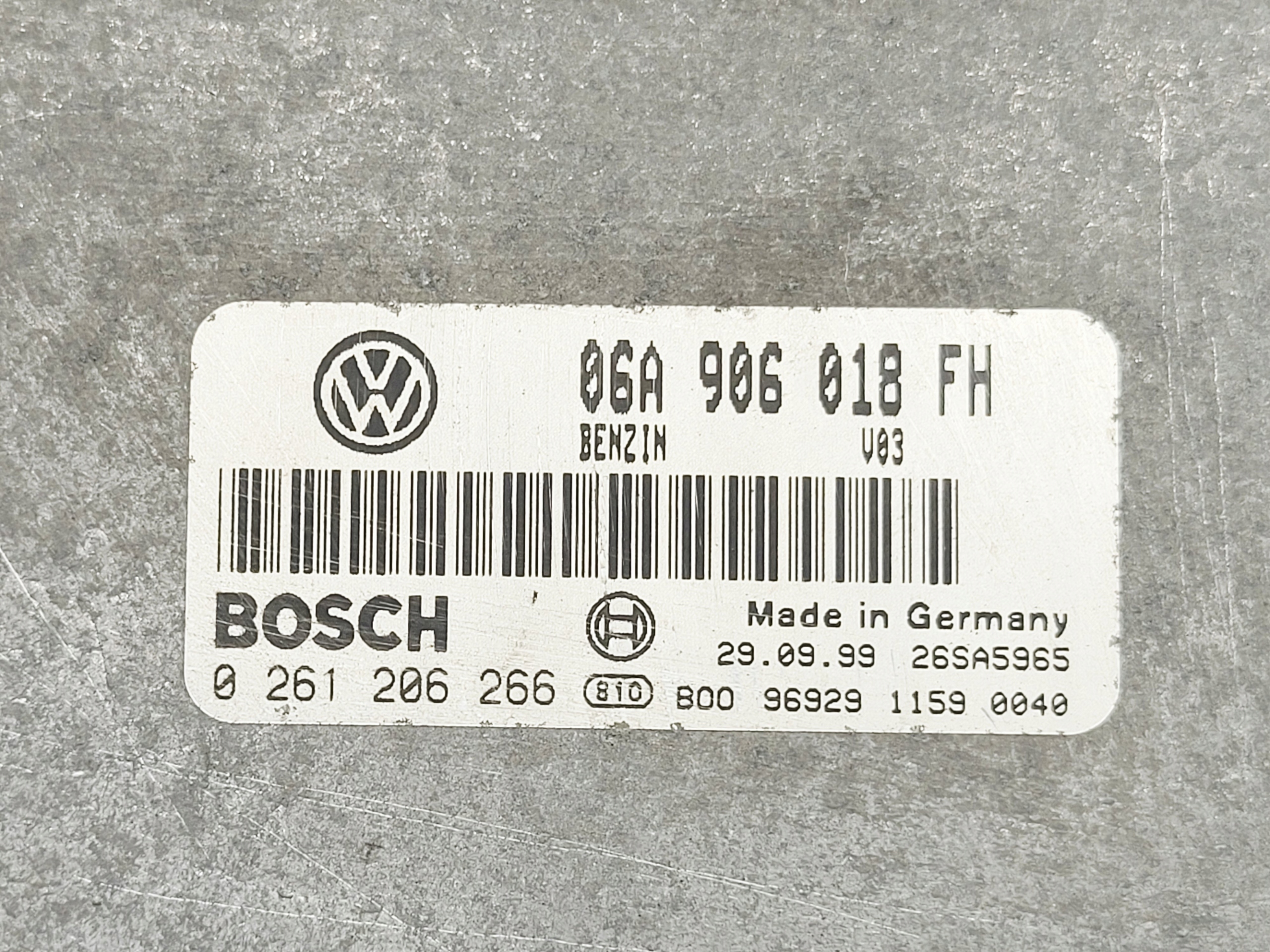 computer Centralina Motore Skoda OCTAVIA e 2.0 16V 06A906018FH 0261206266