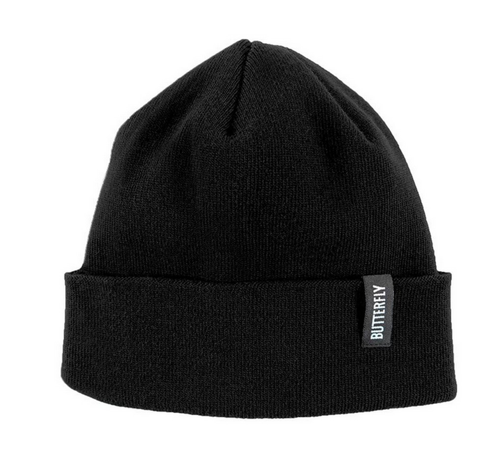 Czapka Butterfly Beanie One Size Czarna Sportswear Tenis Stołowy Ping Pong