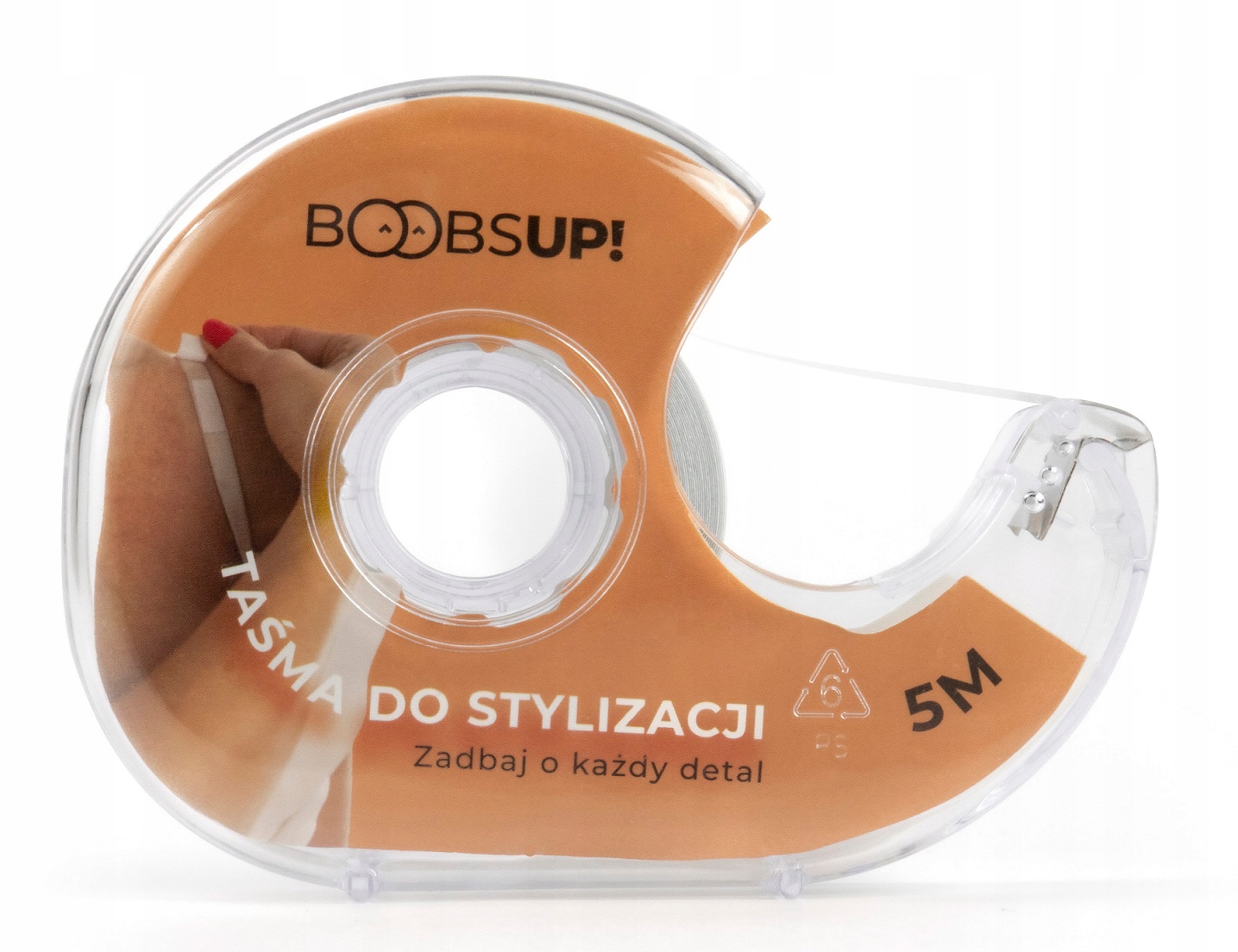 BoobsUp! ORYGINALNA DWUSTRONNA TAŚMA STYLIZUJĄCA SUKIENKI DO UBRAŃ CIAŁA 5m