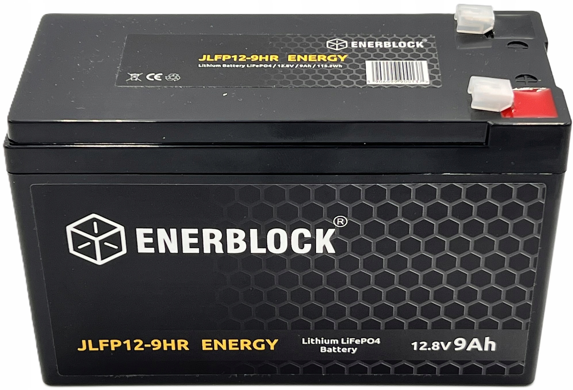Akumulátor LiFePO4 12V 27A 9Ah Enerblock High Rate Koloběžka Autíčko Ups