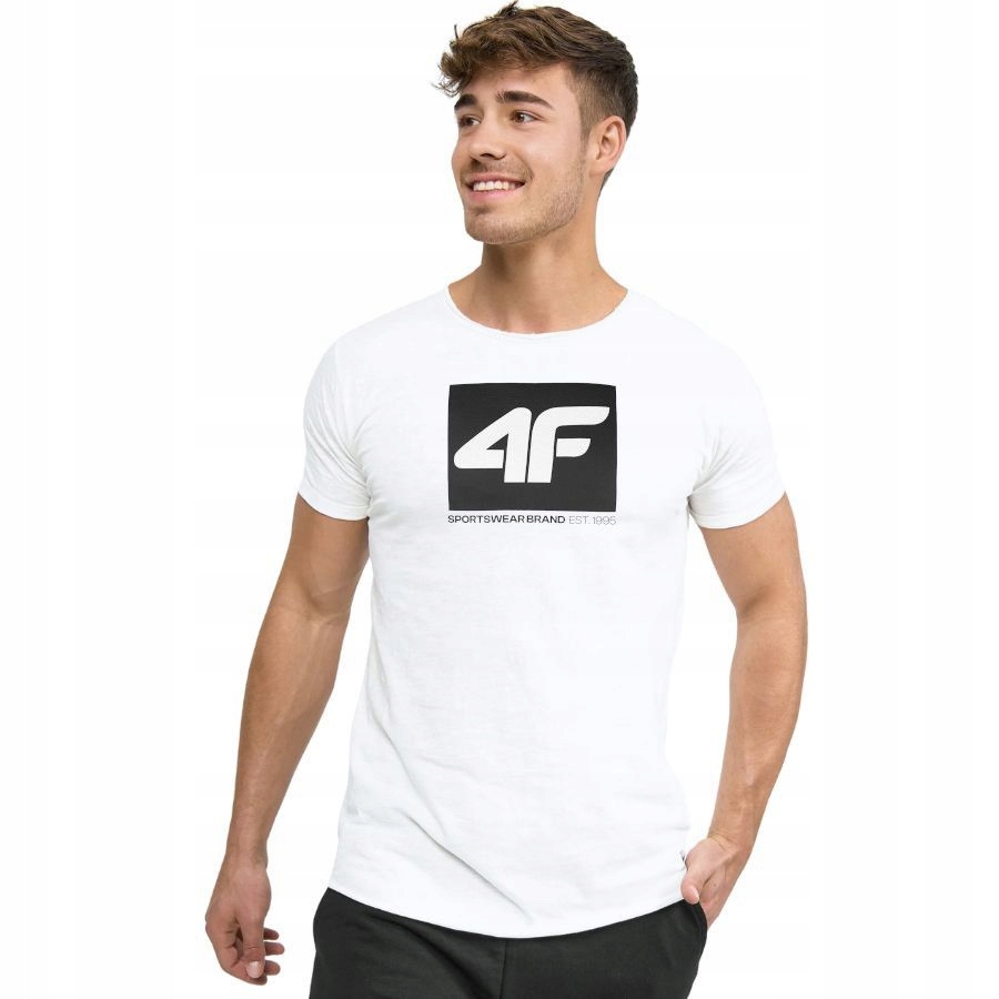 ZESTAW KOSZULKA MĘSKA SPORTOWA 4F T-SHIRT BLUZKA NA CO DZIEŃ Model 4FWAW23TTSHM1632