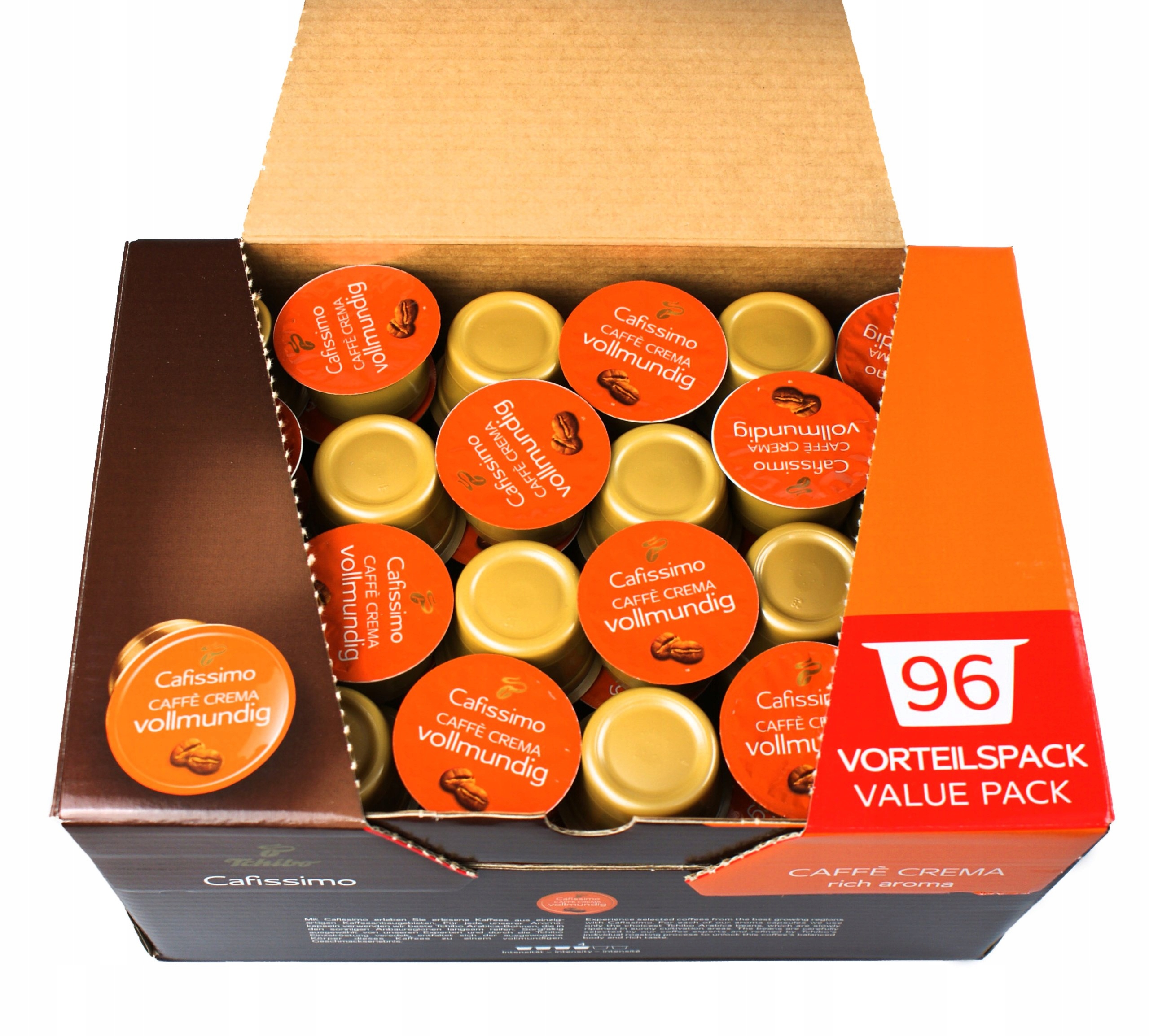 TCHIBO CAFISSIMO CAFFE CREMA VOLLMUNDIG 96kapsułki Kod producenta 483510